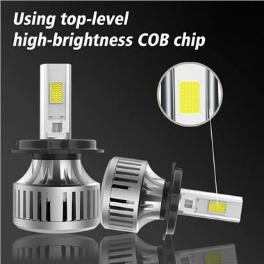 3 Side Lamp Beads Chip Motorcycle Fan Cooling Headlight